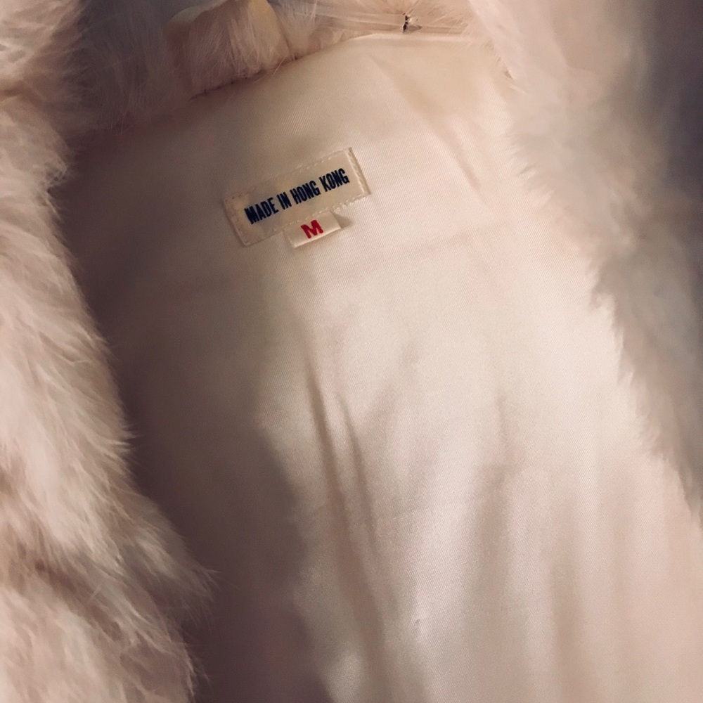 Genuine Rabbit Fur Coat - Picture 3 of 4